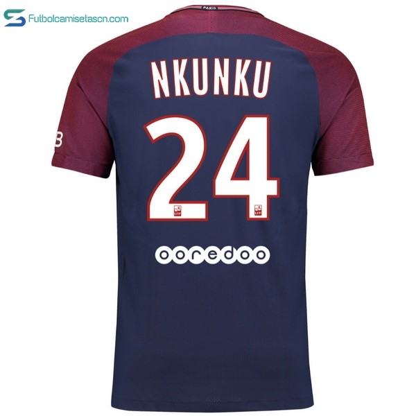 Camiseta Paris Saint Germain 1ª Nkunku 2017/18